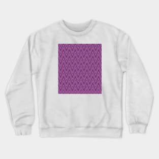 Purple Stripes Crewneck Sweatshirt